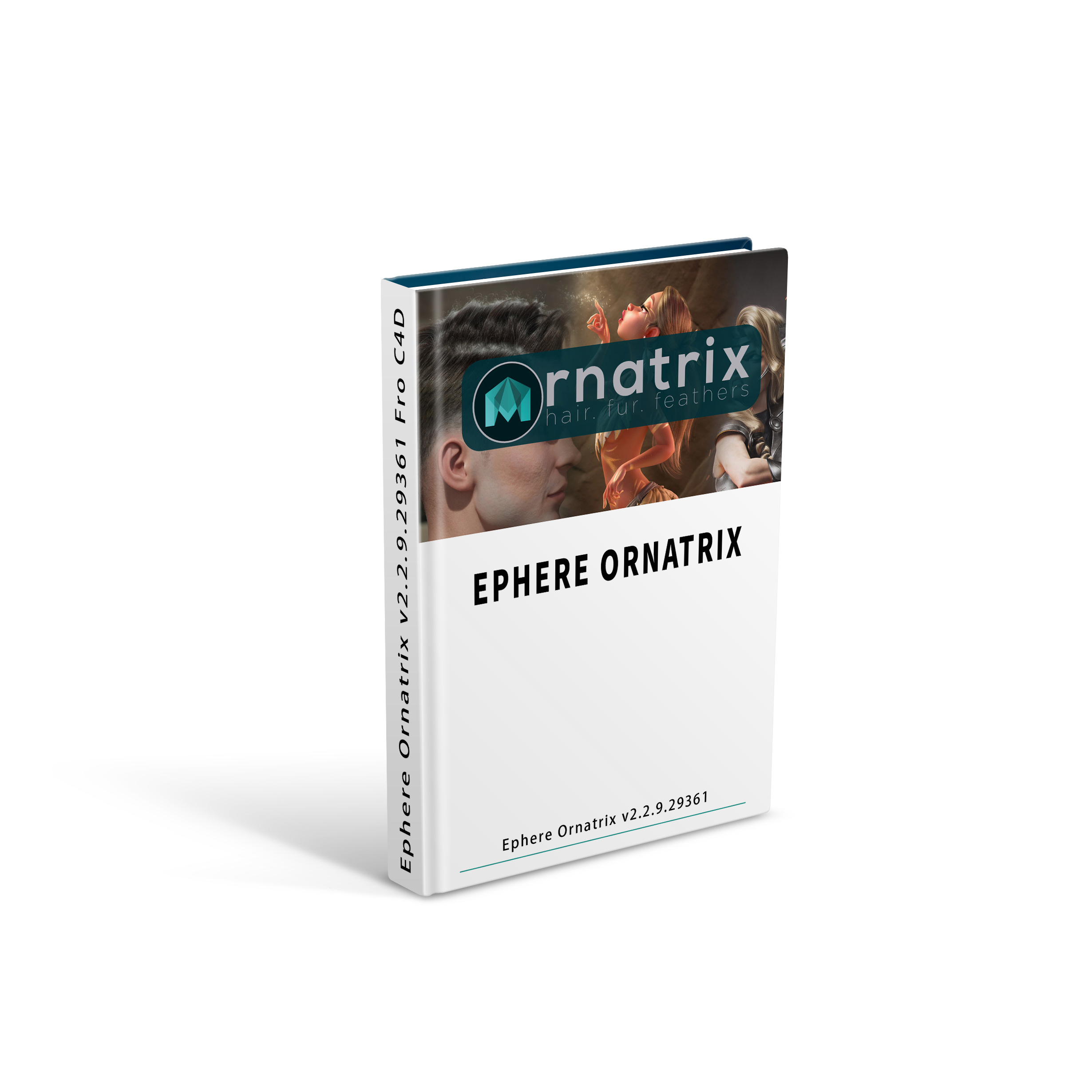Ephere Ornatrix v2.3.0.29616 Fro Cinema 4D R19-R25羽毛和毛发插件中文破解版