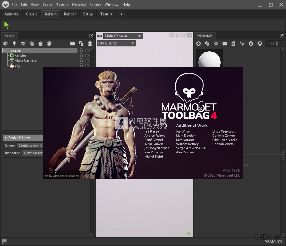 Marmoset Toolbag (八猴渲染器)4.02 Win/Mac破解版