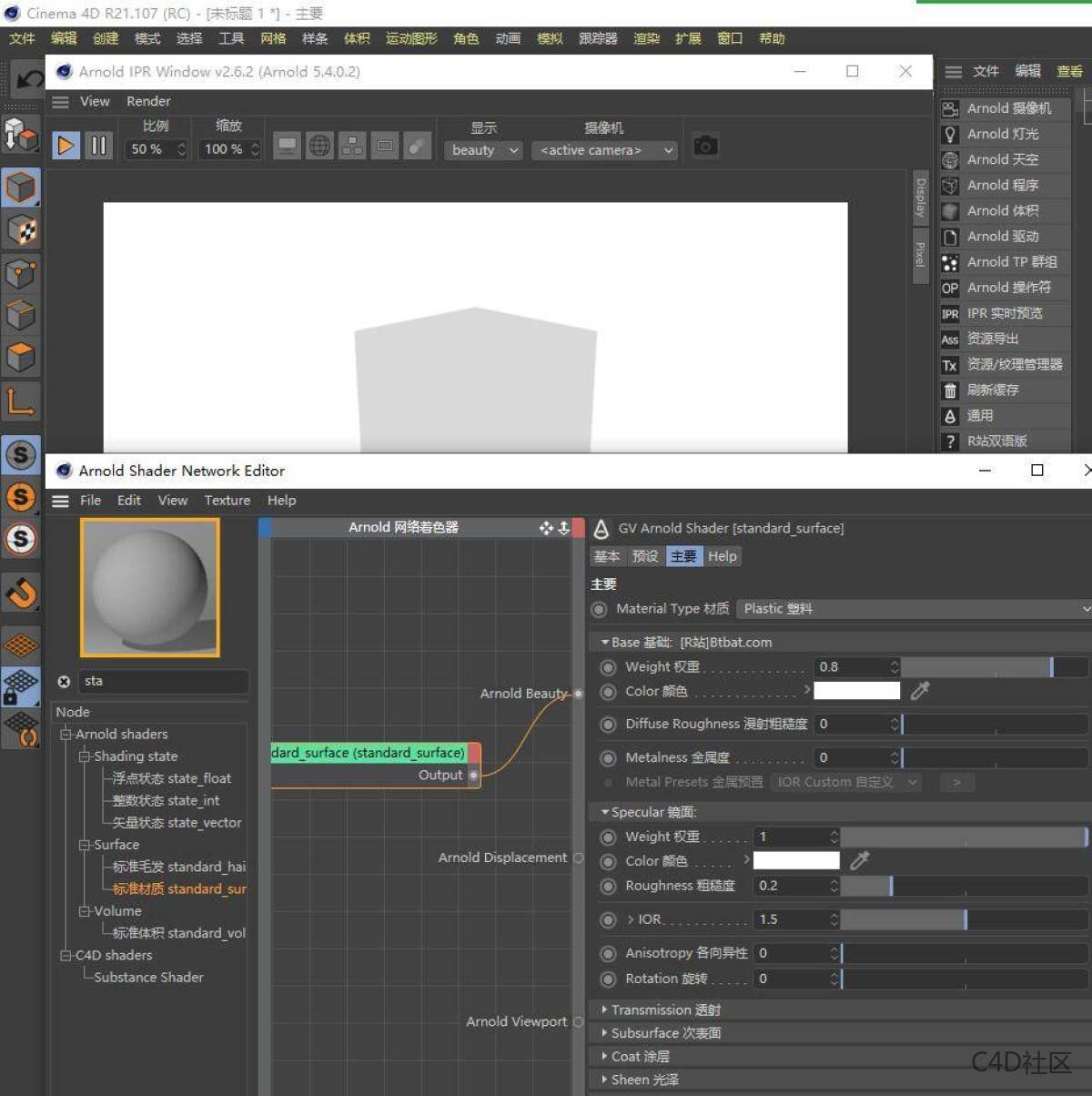 Arnold 3.3.1 FOR C4DR23
