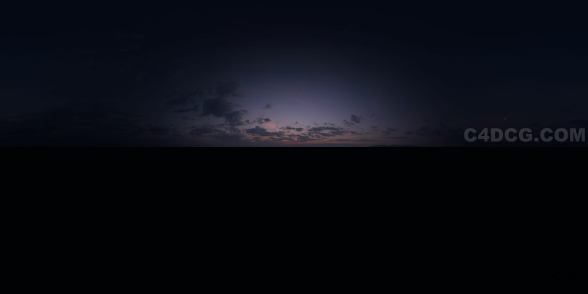 全景天空（3）傍晚天空-HDRI天空贴图