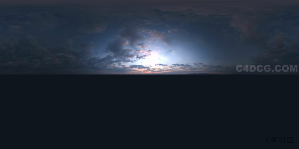全景天空 (4)日出-HDRI天空贴图