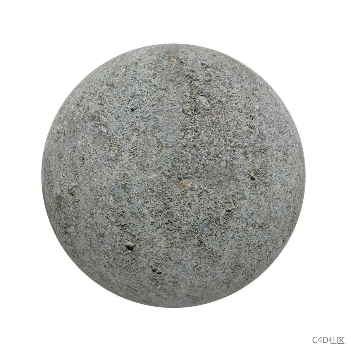 灰色粗糙缓凝土-裸露的鹅卵石