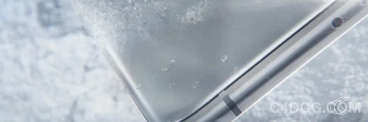 华为手机广告 冰霜效果惊艳 演绎手机与水与温度的各种形态 配合时尚的人声 (4)