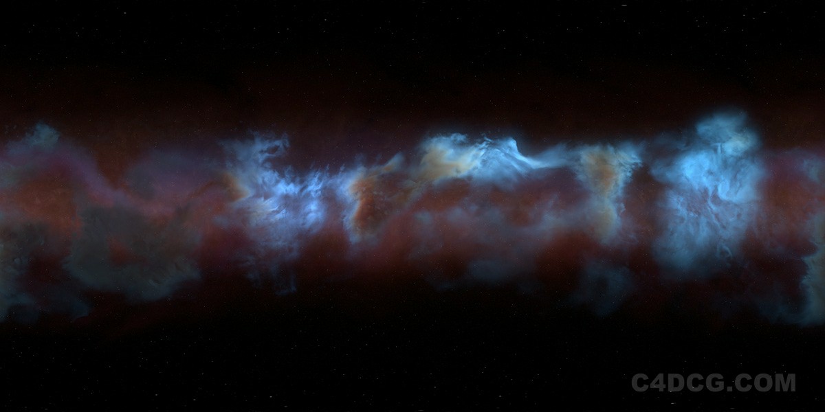 宇宙星云HDR贴图-幽暗的宇宙深处