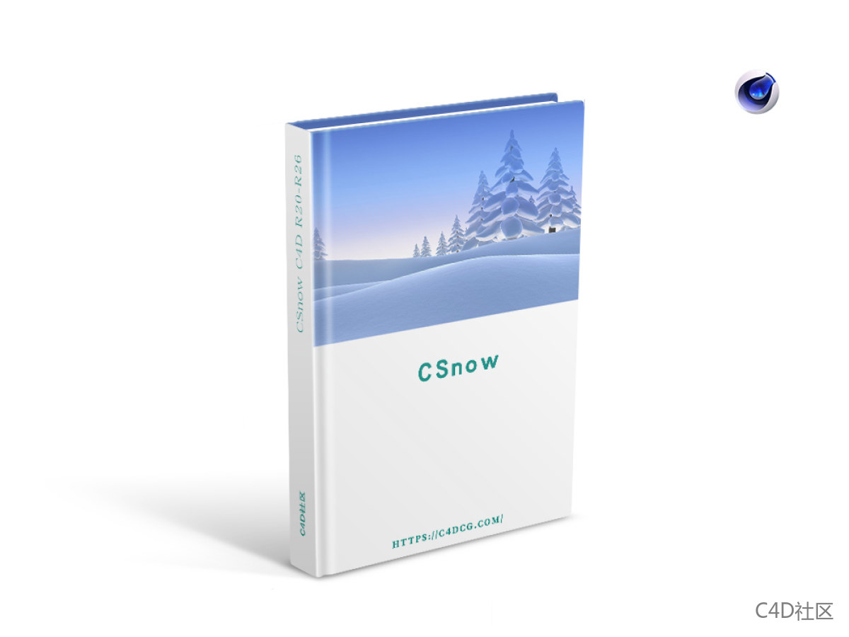 CSnow For Cinema 4D R20-R26 积雪覆盖模拟插件