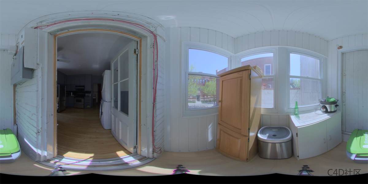 6K室内HDRI全景贴图-白墙欧式风格