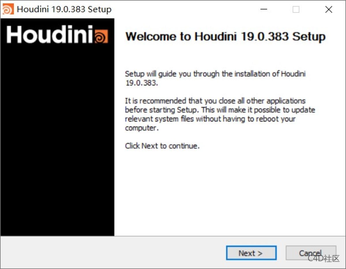 Houdini 19安装教程 1