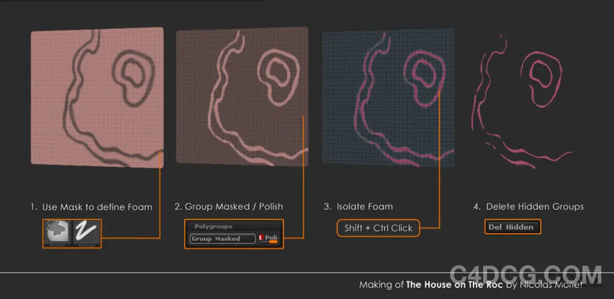 使用ZBrush，3ds Max和Photoshop创建“房子”图像