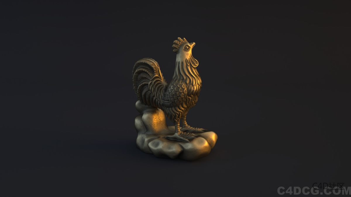 十二生肖模型-鸡